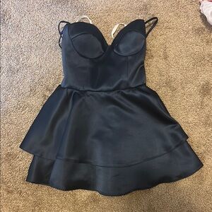 Navy blue homecoming dress